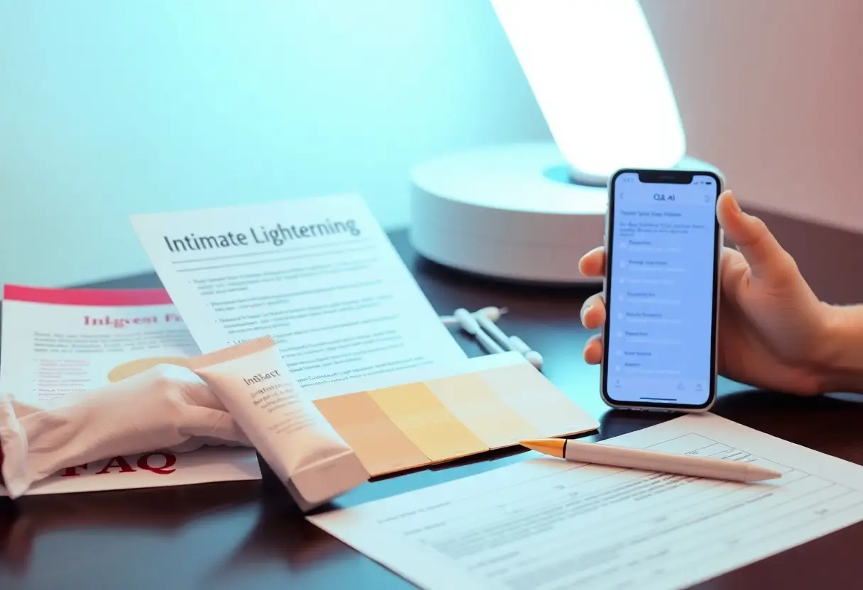 Person's hand holds a smartphone beside papers and a pencil on a desk, with a lamp in the background (desk setup).